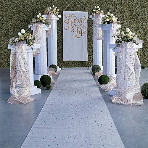 Fun Express 6 Tall Marble-Look Fluted Pillars 2 Pieces