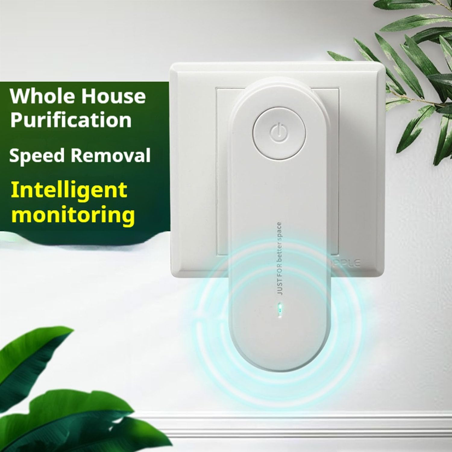 Nuotuv 2025 Quiet Air Purifier Plug In 360 Coverage