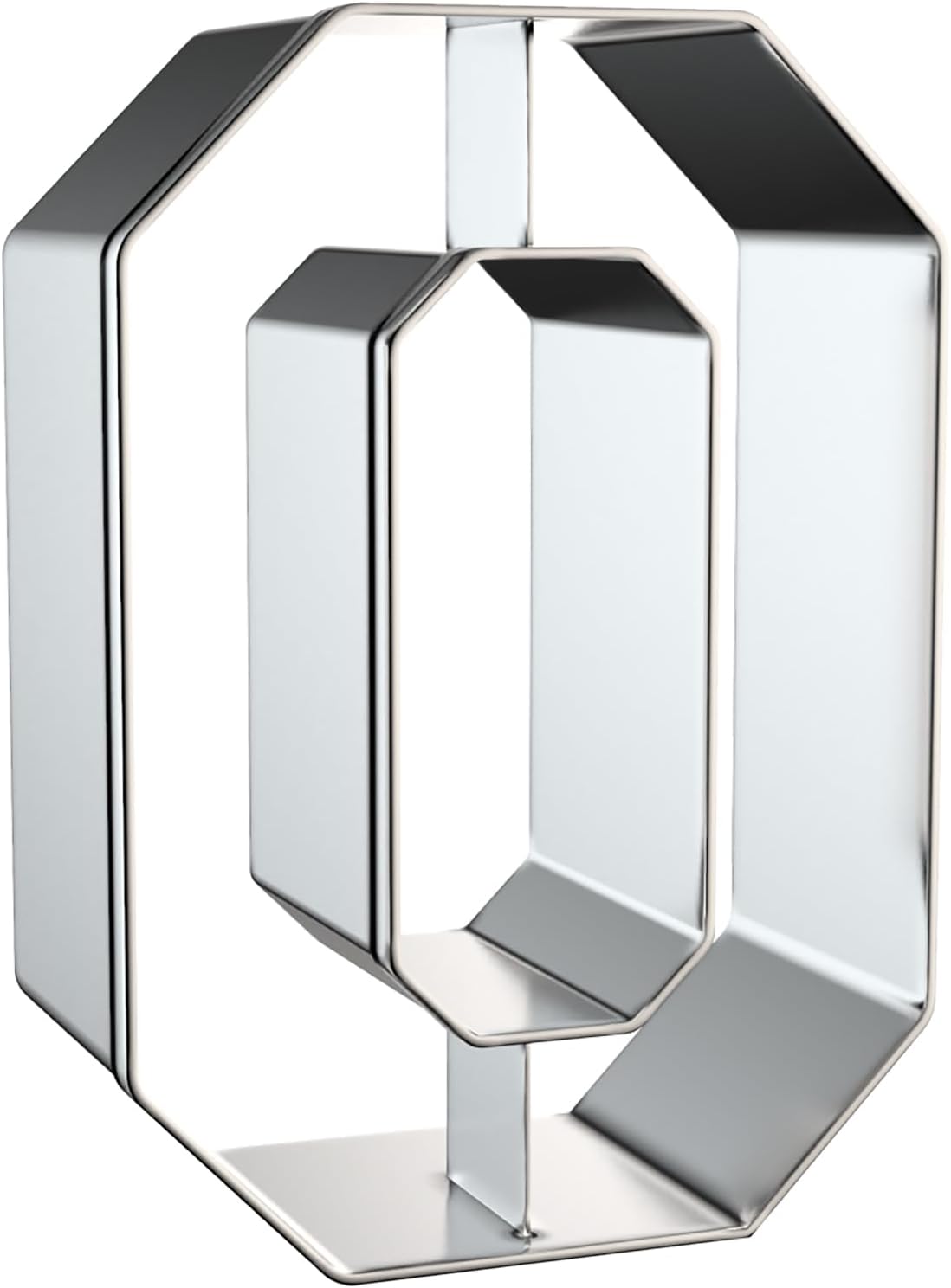 3 Inch Number Cookie Cutter Set - 9 Pieces Stainless Steel