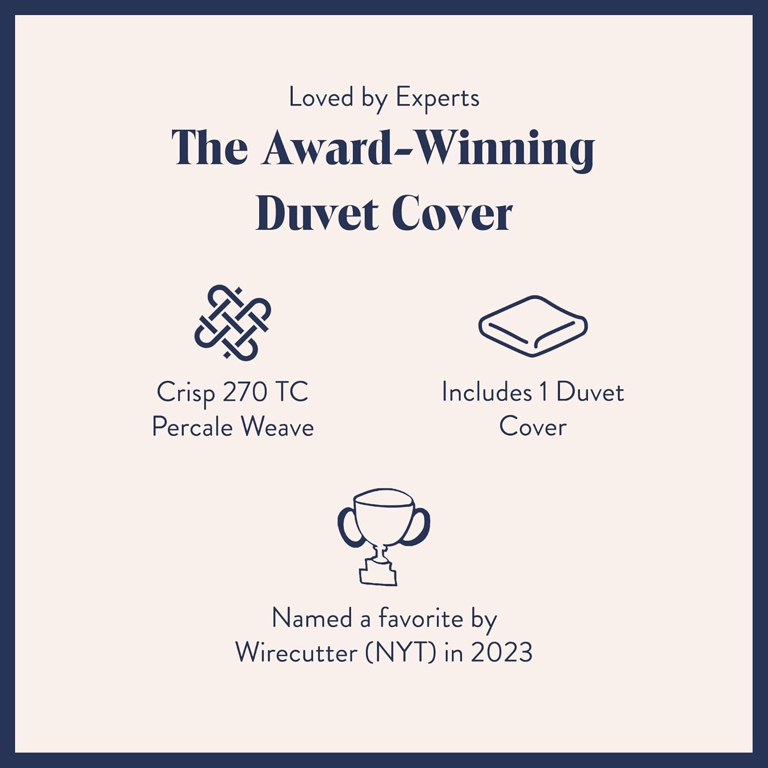 Brooklinen Luxury Percale Duvet Cover White
