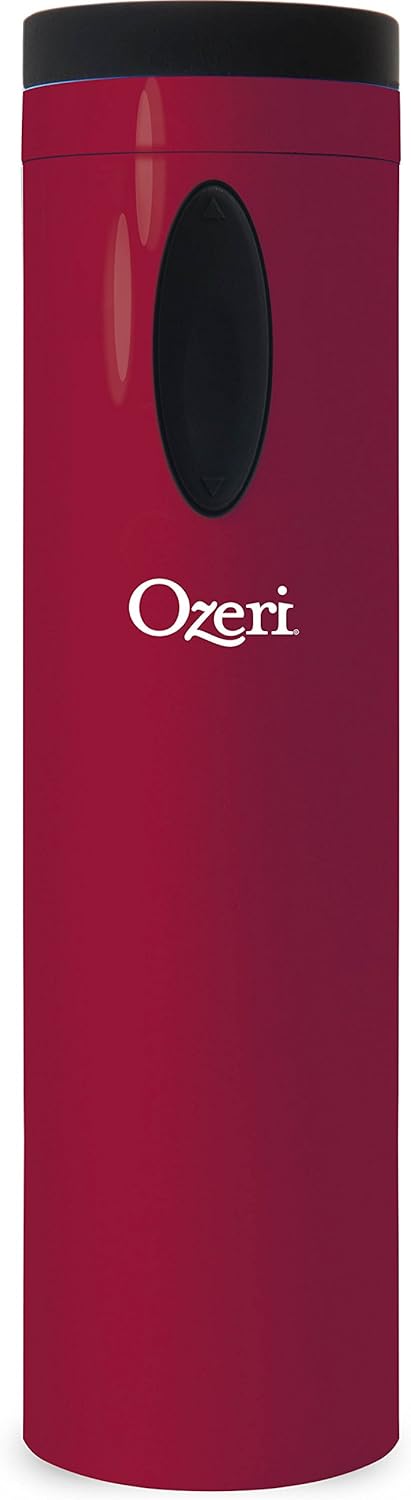 Ozeri Fascina Electric Wine Bottle Opener Red