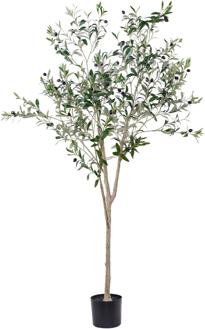 6FT Artificial Olive Tree for Living Room Decor