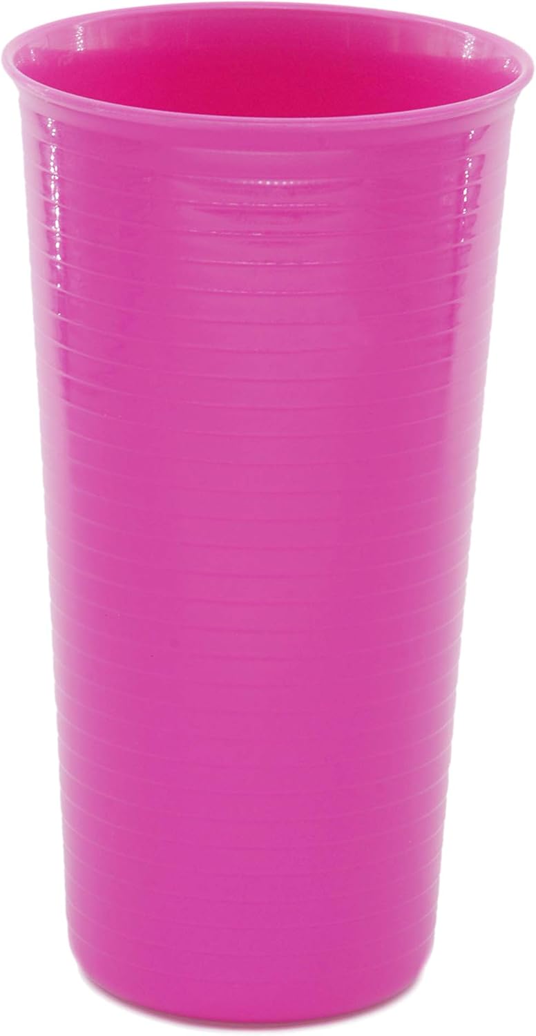 Mintra Home Reusable Plastic Cups 28 Oz Tumbler - Pack of 6 Purple