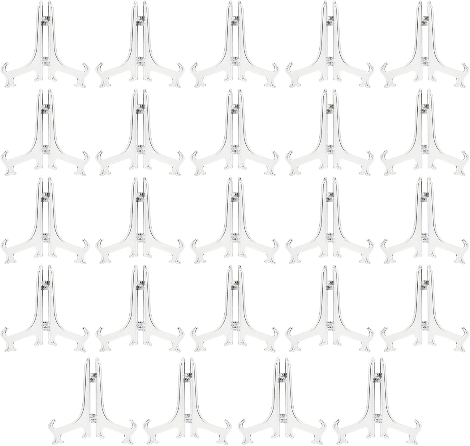 Juvale Clear Easel Stand Set 24 Pack