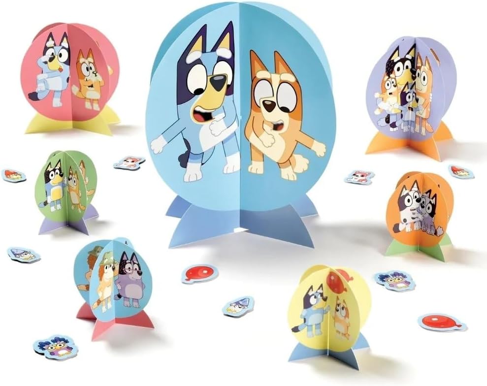 Bluey Table Centerpiece Kit 27 Piece Set