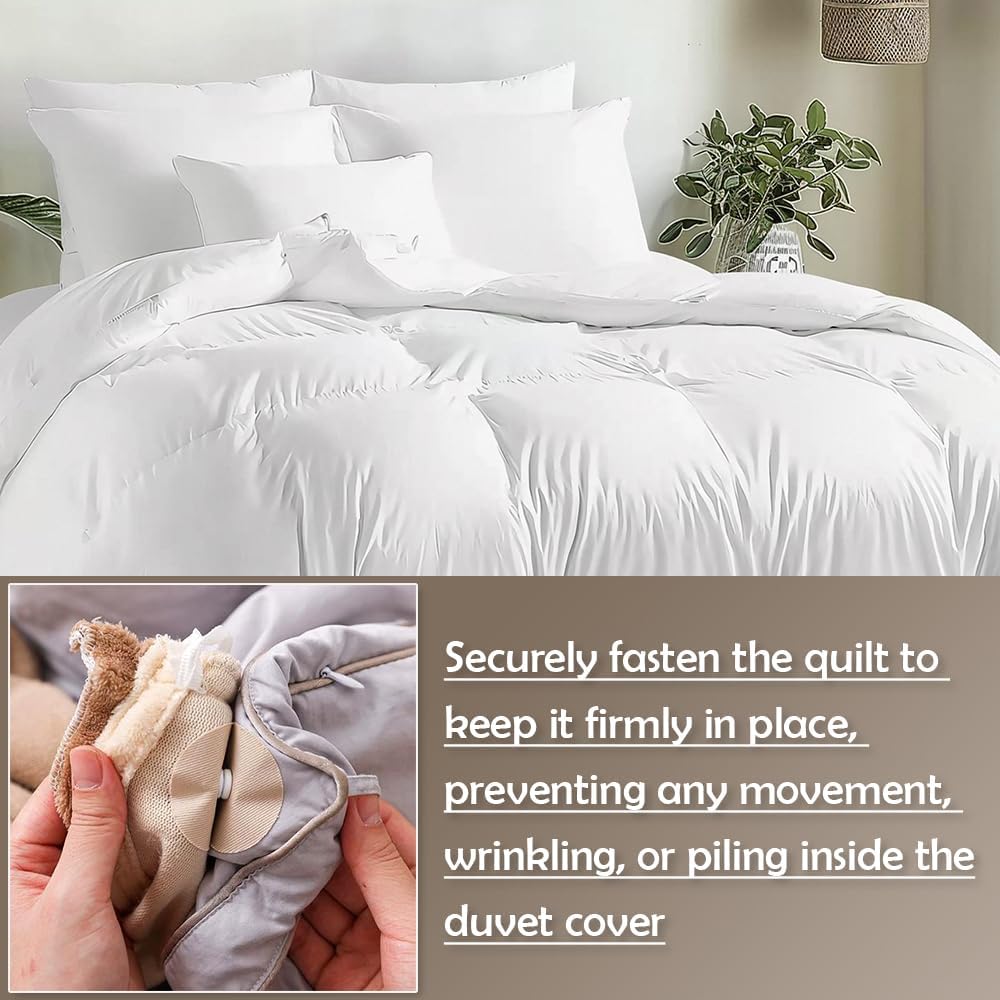 8 Pair Duvet Comforter Clips for Secure Fit