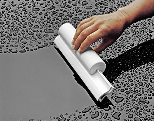 Cleret Dual Bladed Classic Bath Squeegee All White