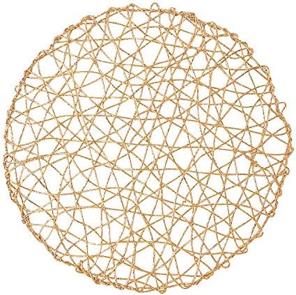 Fun Express Gold Metallic String Placemat Set of 6