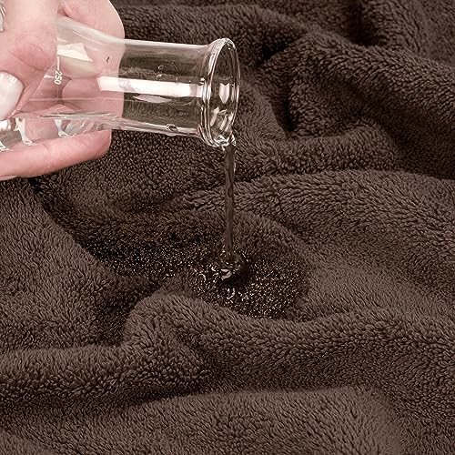 Cotton Paradise 6 Piece Towel Set Brown