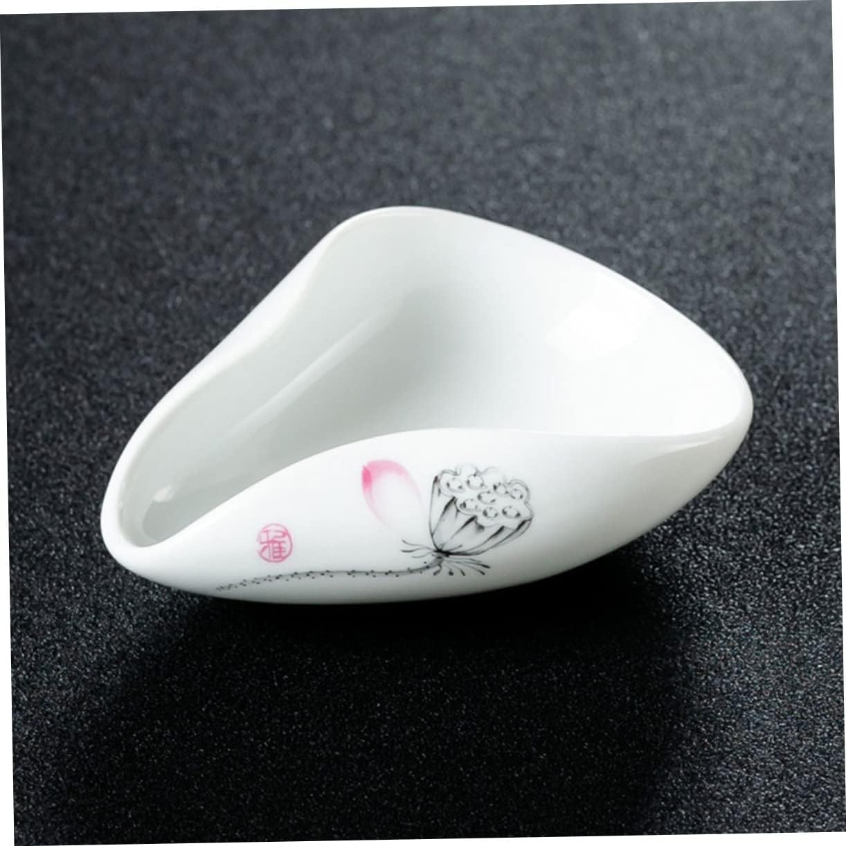 LIFKOME Tea Spoon Ceramic Leaf Dispenser Scoop Set