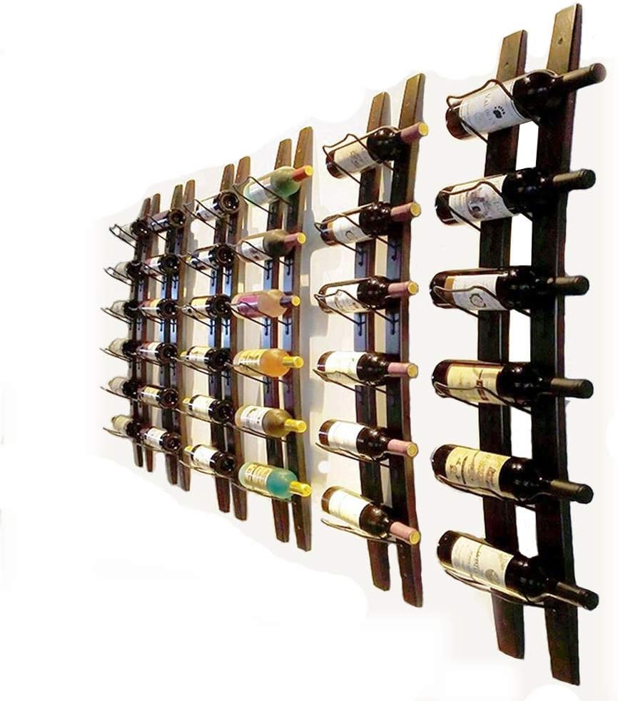 Wall Mounted Wine Rack with 6 Bottle Storage