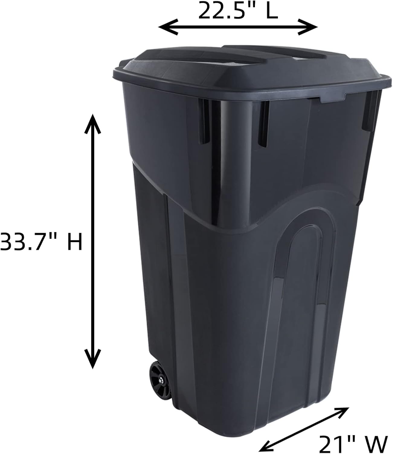 United Solutions 32 Gallon Trash Cans 2 Pack with Microfiber Mop and Bucket