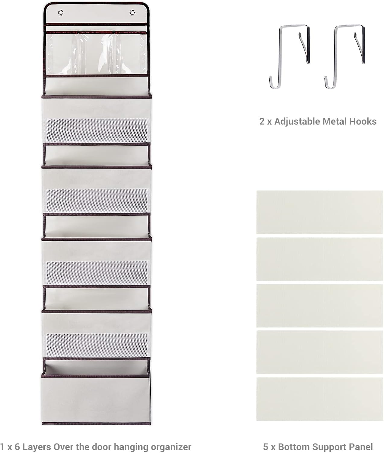 NesTidy 6 Layer Door Organizer Storage