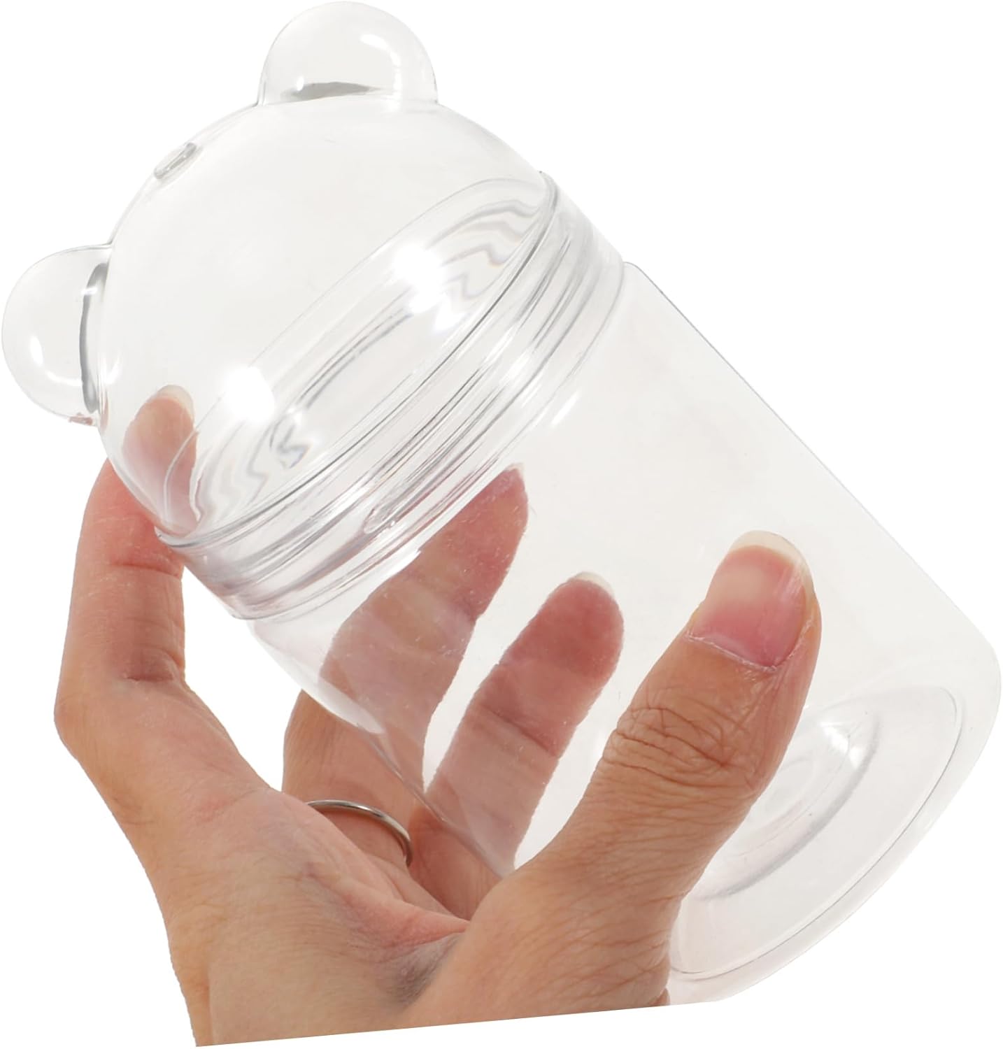 6pcs Bear Shaped Candy Jars for Birthday Parties and Chocolate Storage