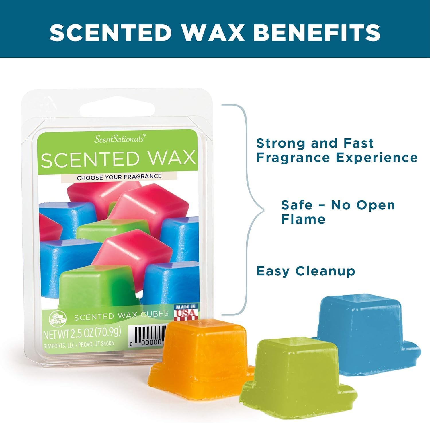 Scentsationals Wax Melts Iced Lemon Sugar Cookies 10oz 24-Cubes