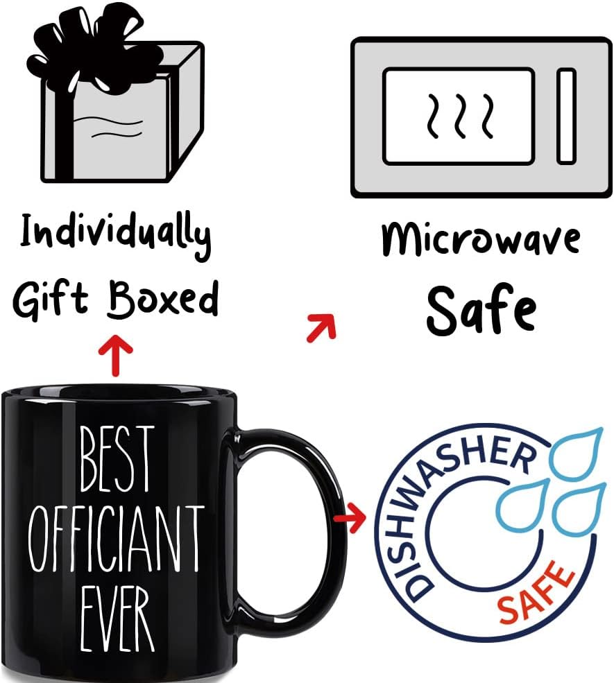 Funny Wedding Officiant Mug with Thank You Message
