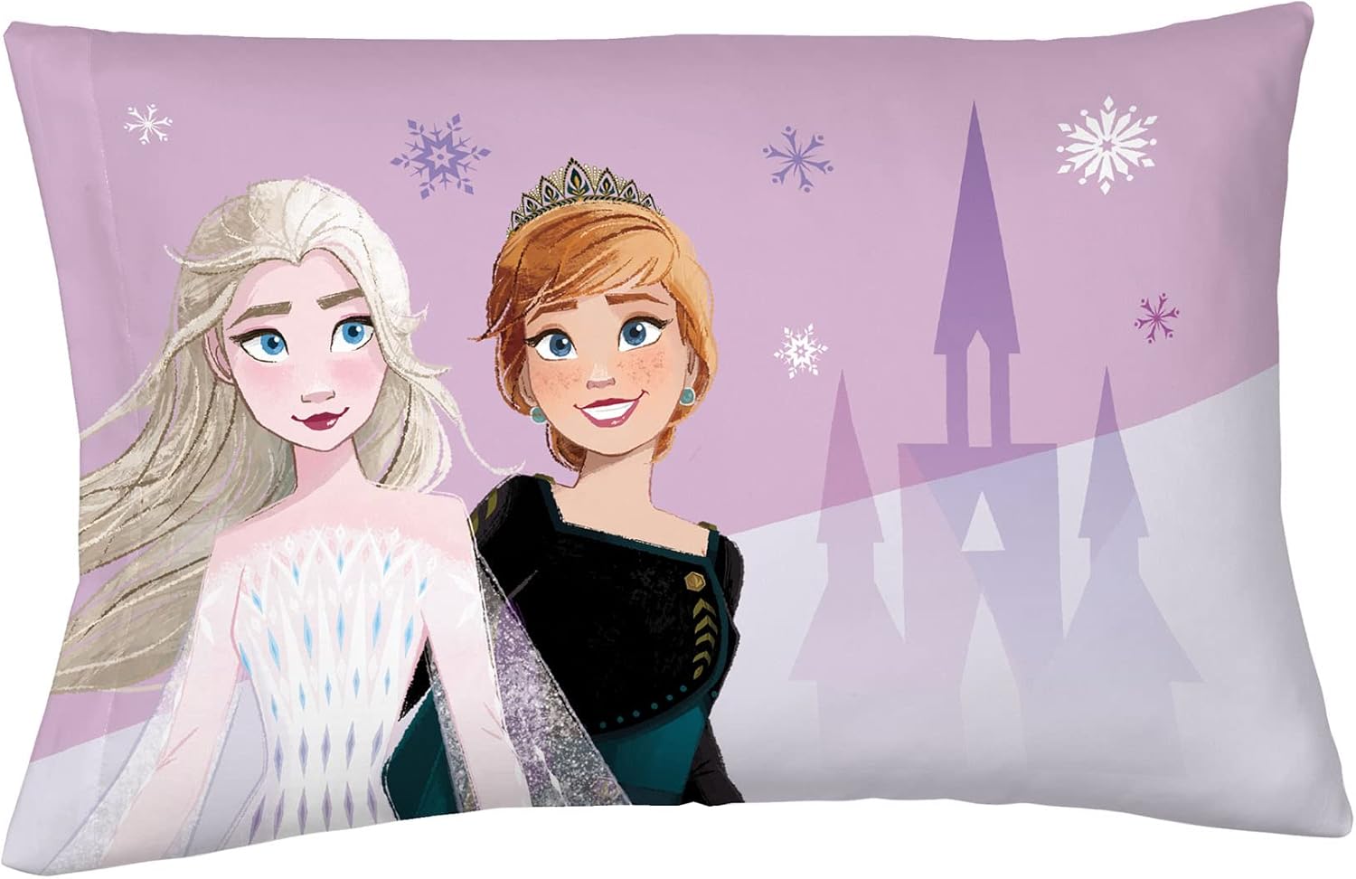 Frozen Elsa Anna Reversible Satin Pillowcase 20x30
