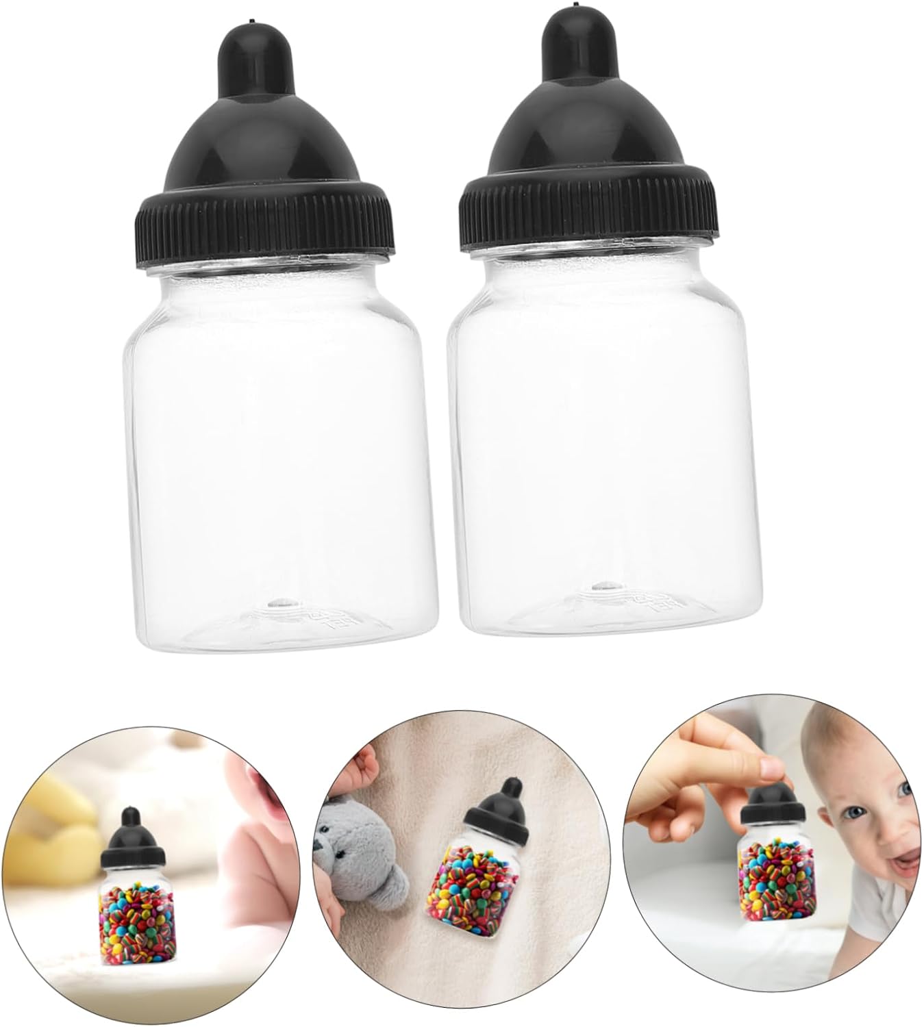 12pcs Transparent Candy Boxes for Parties and Celebrations