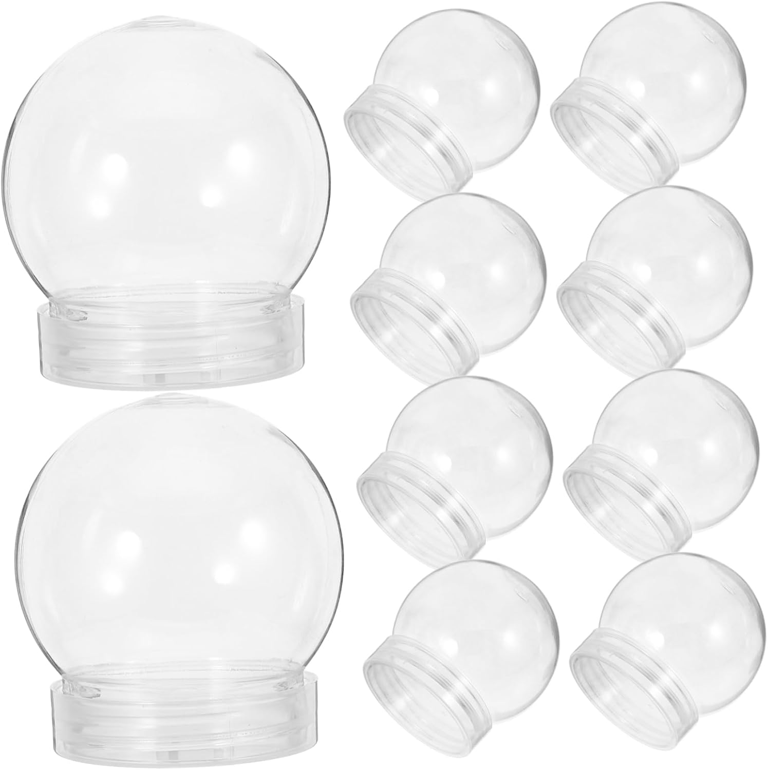 10pcs Modern Plastic Jars Candy Dispensers Kit
