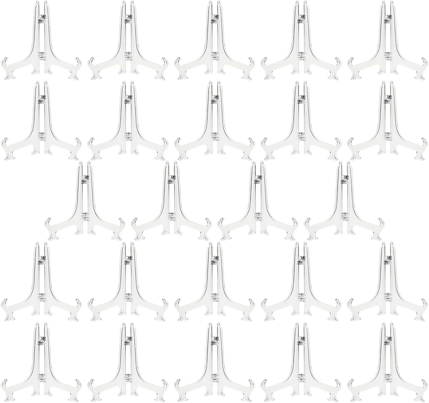 Juvale Clear Easel Stand Set 24 Pack