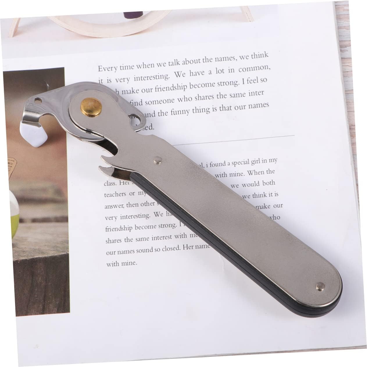 KicHouse 2pcs Manual Can Opener and Bottle Opener Tool
