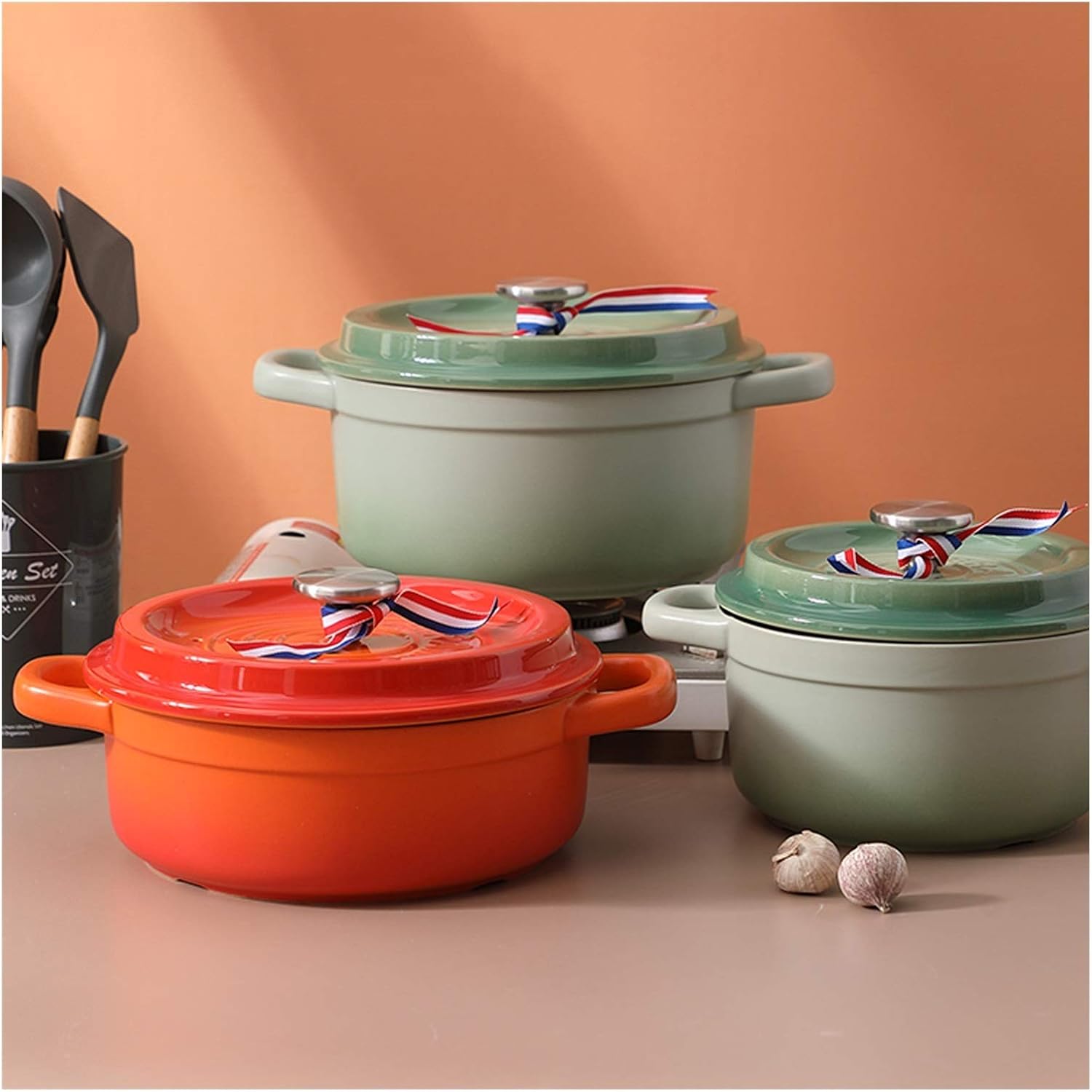 SISWIM 3L Premium Ceramic Casserole with Lid