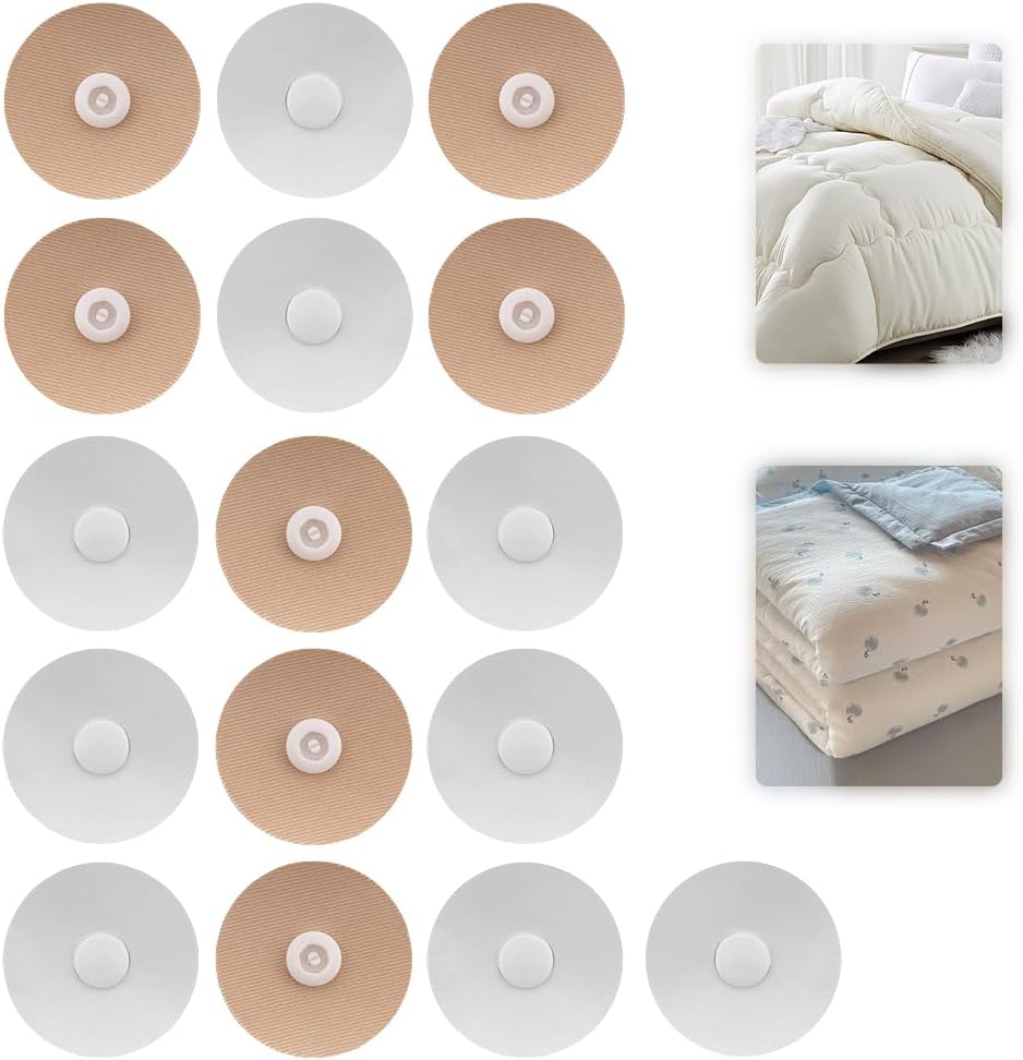 8 Pair Duvet Comforter Clips for Secure Fit