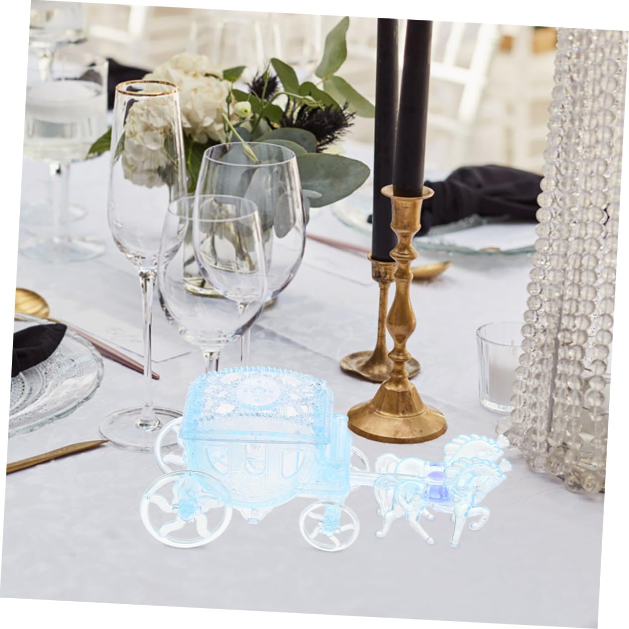 2pcs Carriage Candy Box Creative Wedding Favor Containers