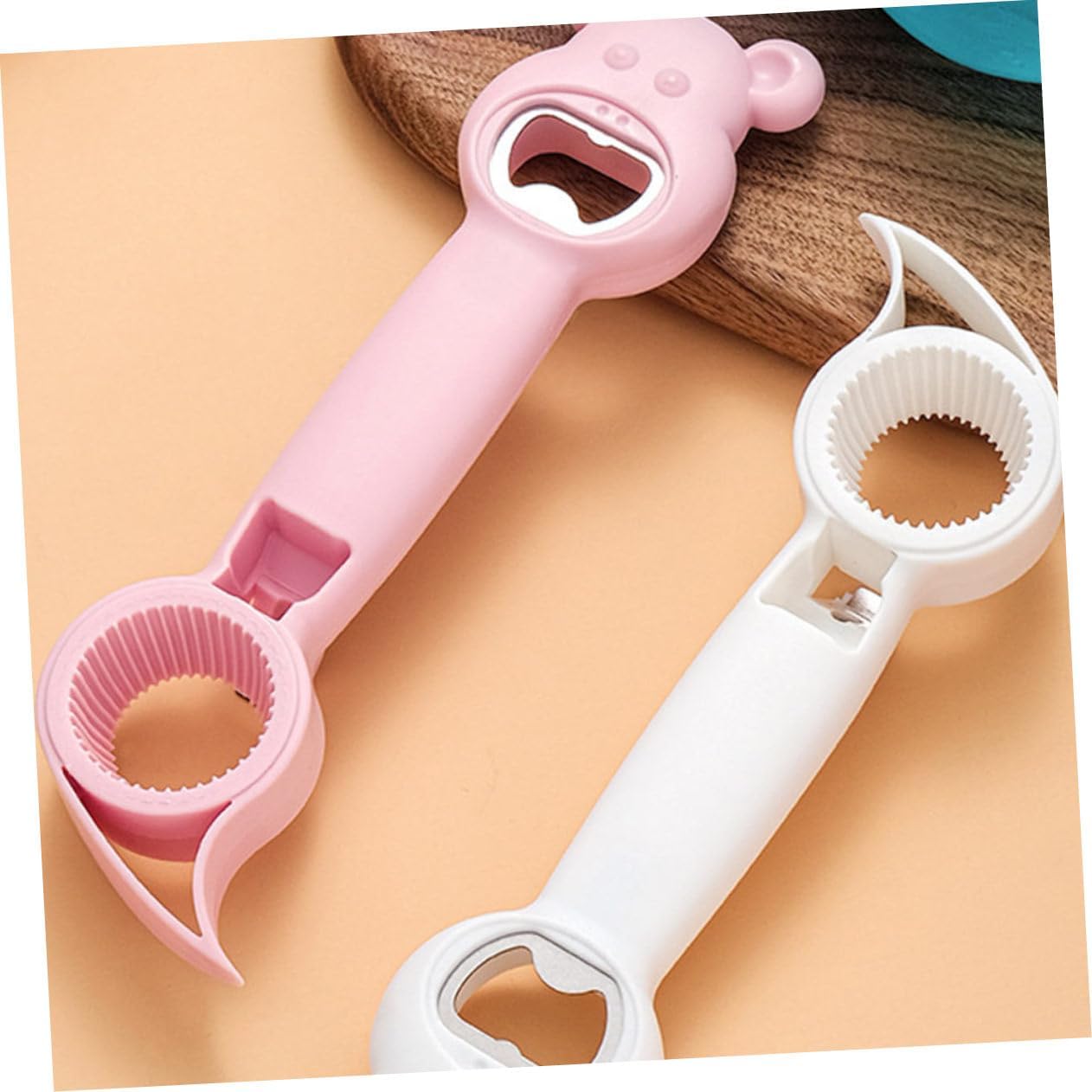 KICHOUSE 4 Pack Multi Function Jar Opener Set