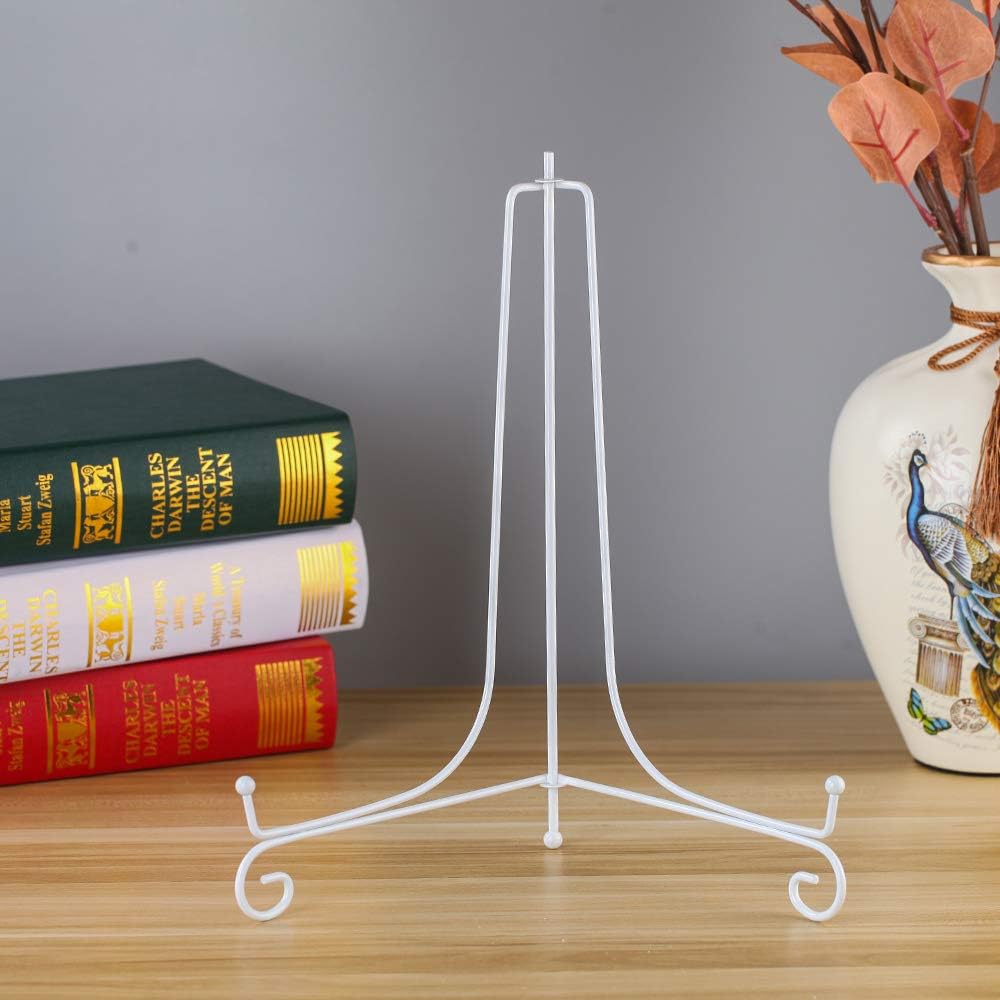 Artliving 2 Pack 12 Inch Iron Plate Stand Display
