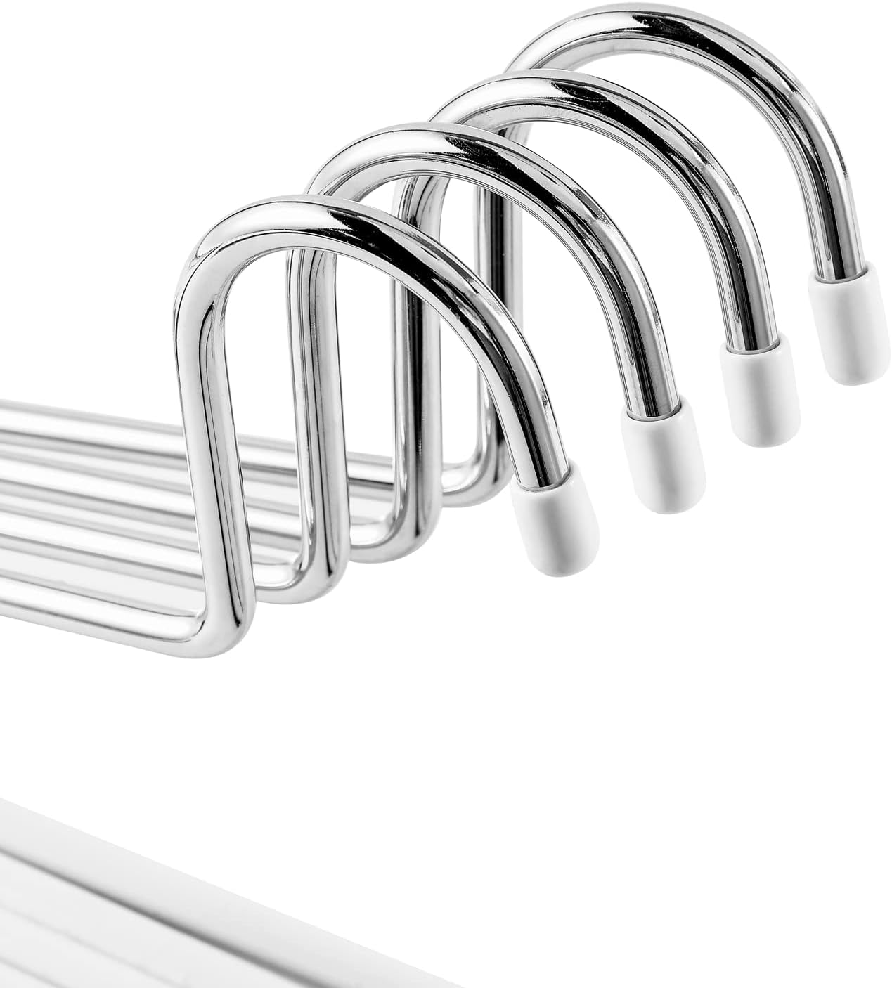 12 Pack Blanket Hangers Heavy Duty Black Vinyl Coated Nonslip