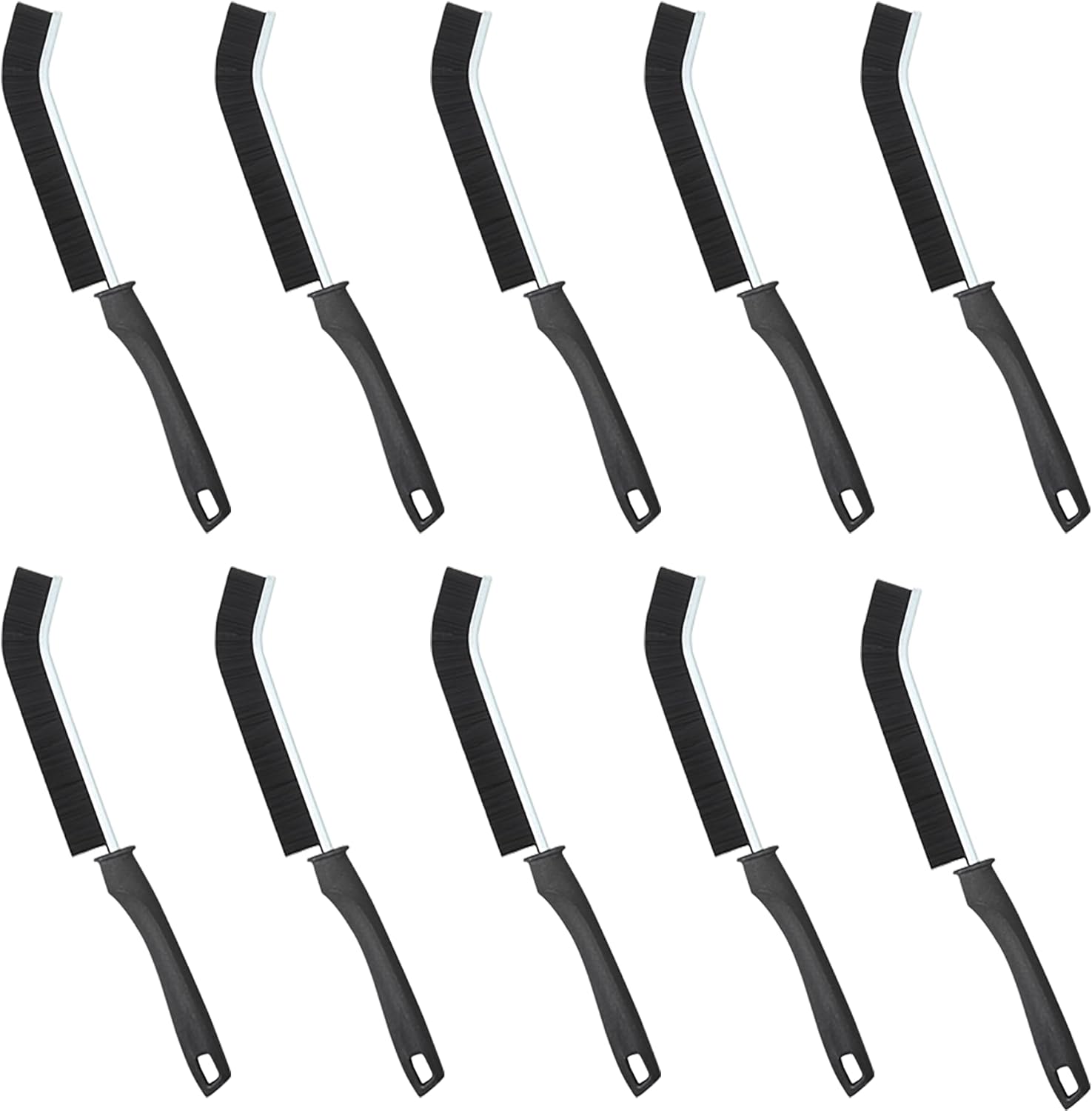 10 Pcs Hard Bristle Gap Cleaning Brush for Kitchen and Bathroom