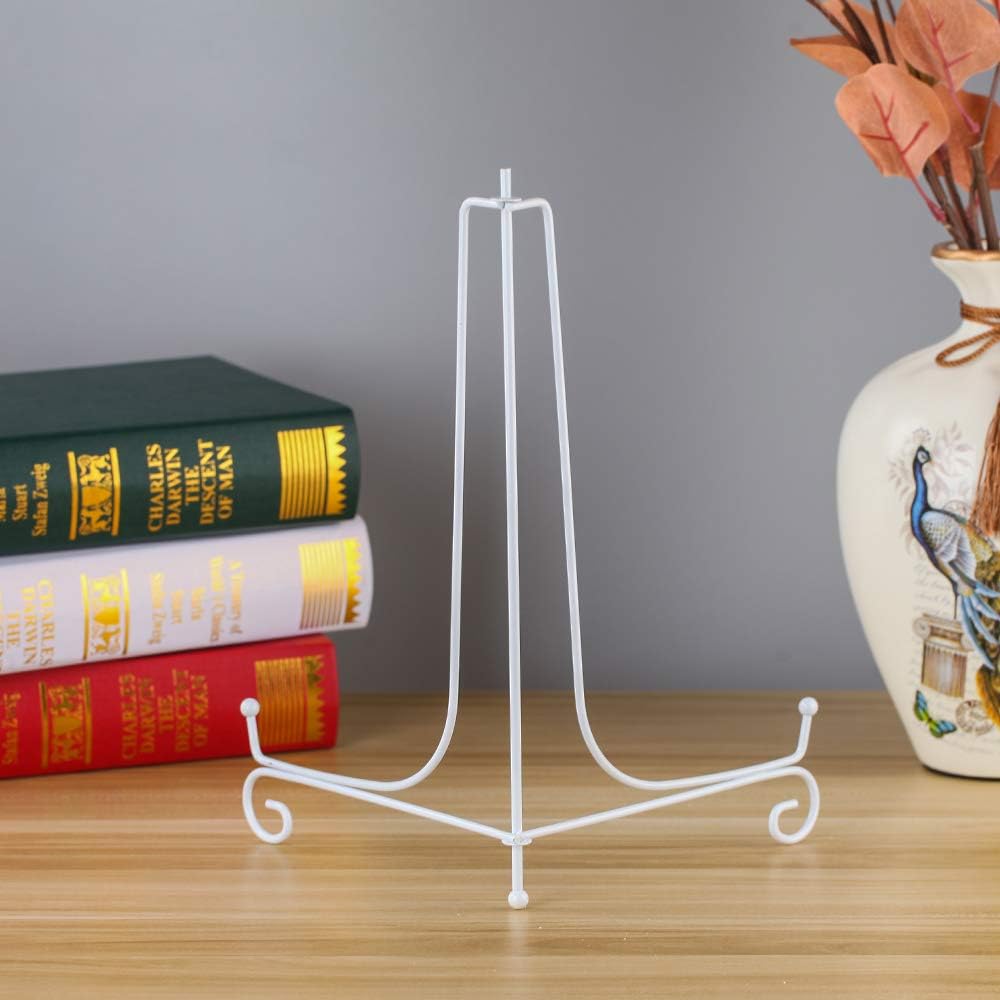 Artliving 2 Pack 12 Inch Iron Plate Stand Display