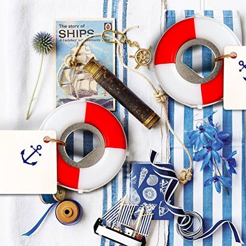 OurWarm PartyTalk Nautical Bottle Opener Wedding Favors Set 50pcs