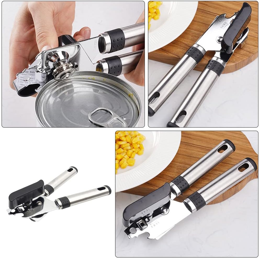 Hemoton 1Pc Manual Can Opener Stainless Steel