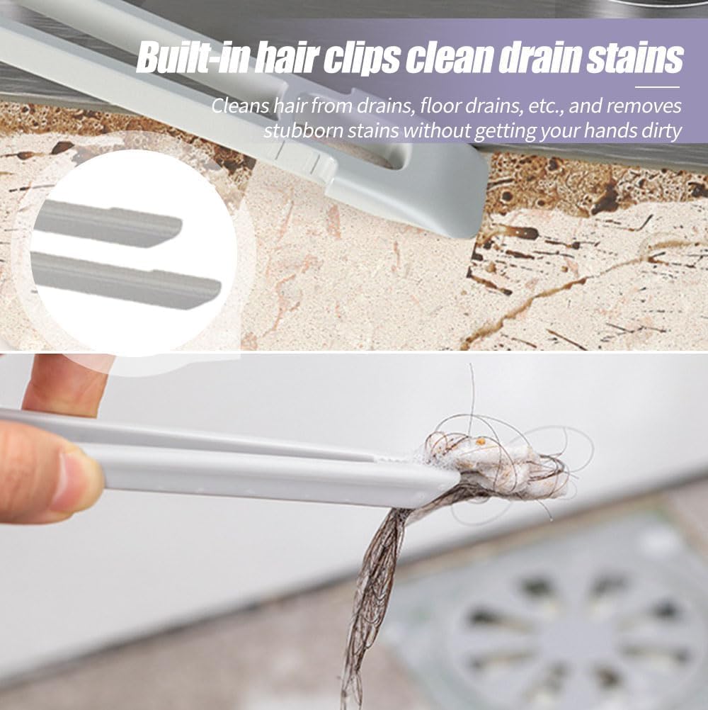 3Pcs Multi-Function Rotating Crevice Cleaning Brush Set