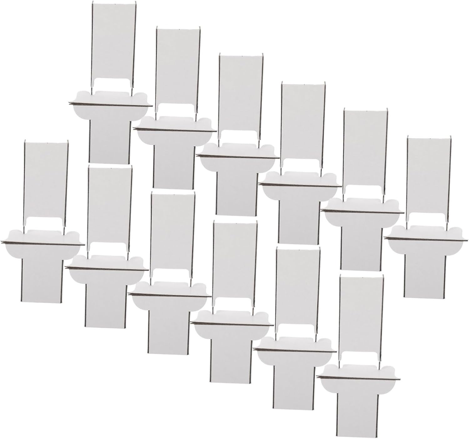 12pcs Cardboard Display Easel Stand for Photos and Advertising Boards