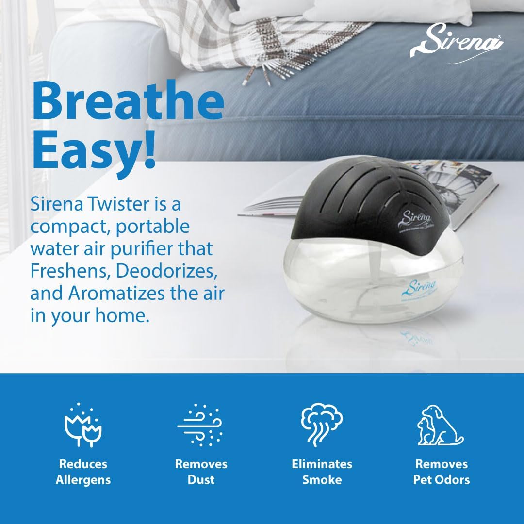 Sirena Twister Air Purifier Black