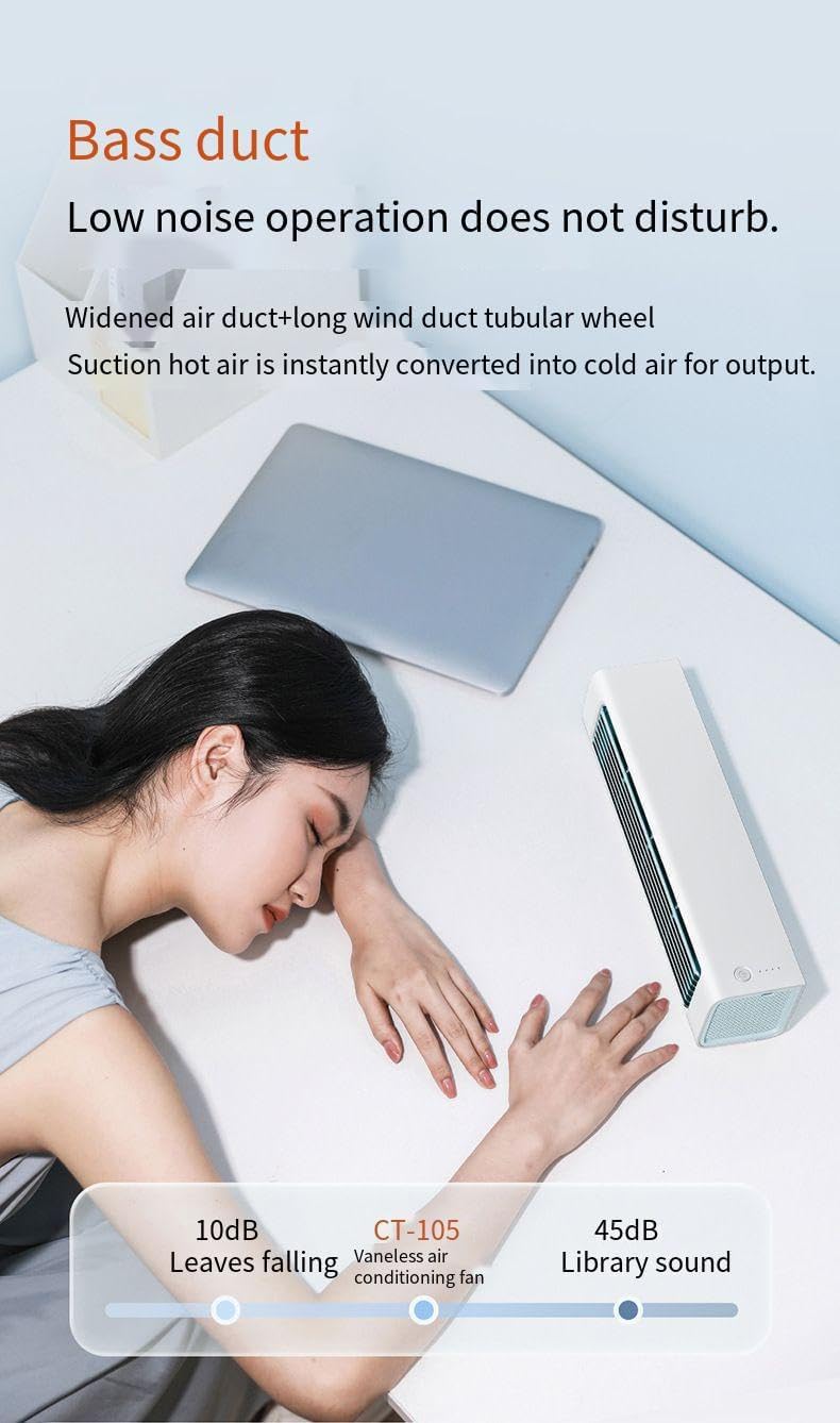 Breeze Max Portable AC - 2025 Upgrade Ultra Quiet Cooling Unit