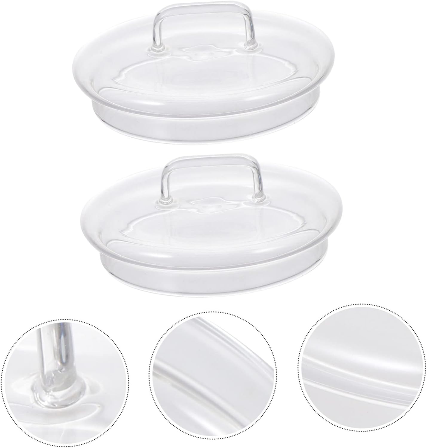 Airtight Glass Jar Lids Replacement 2 Pack