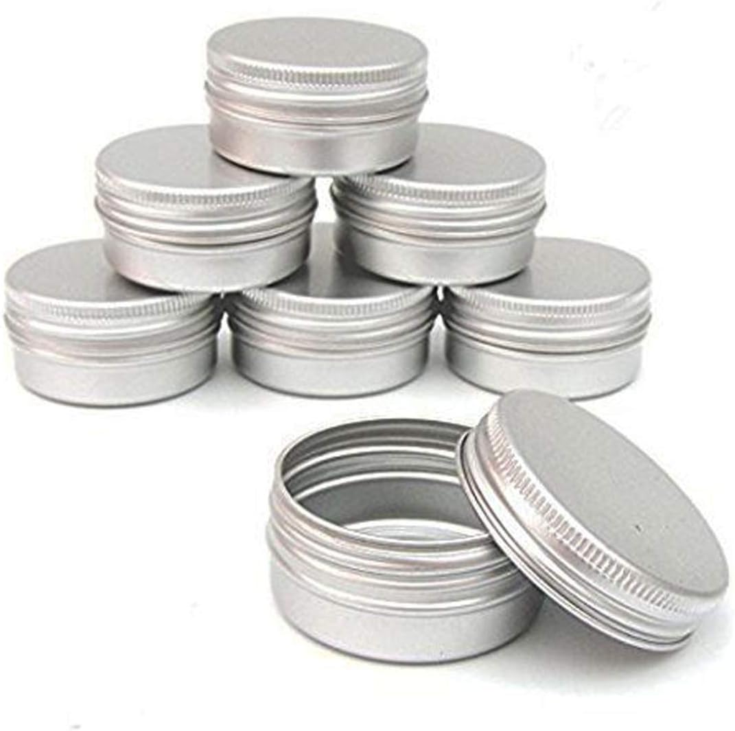 CTKcom 6-Packs 3 oz Aluminum Tin Cans with Screw Top Covers