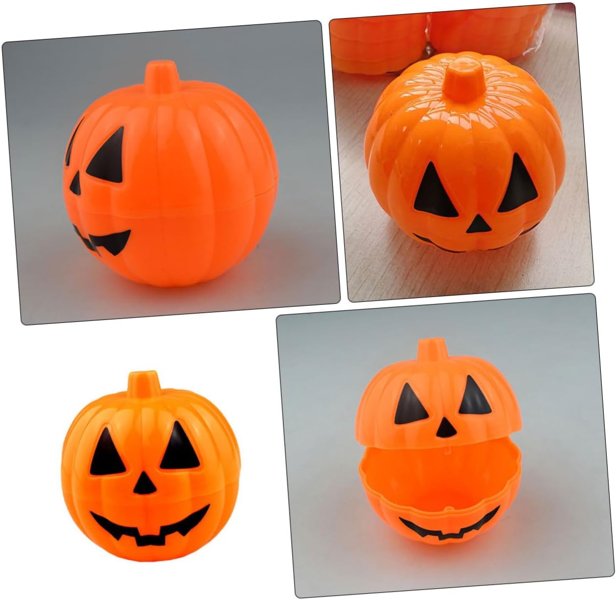 40pcs Halloween Pumpkin Candy Box for Party Favors and Treats