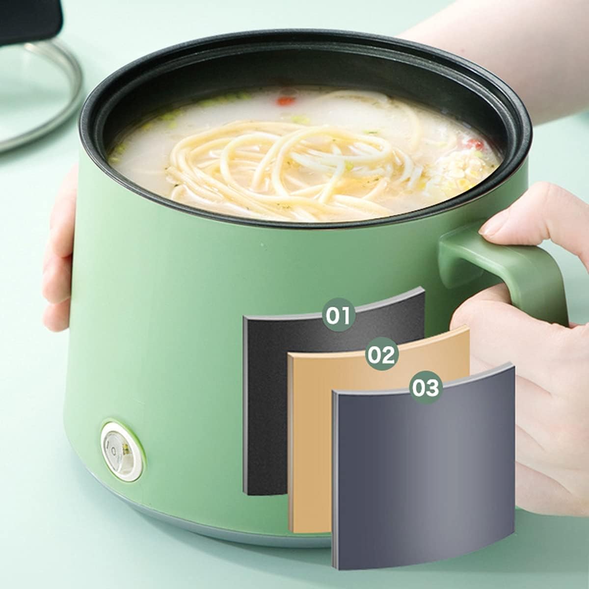17L Mini Electric Cooker with Boil Dry Protection