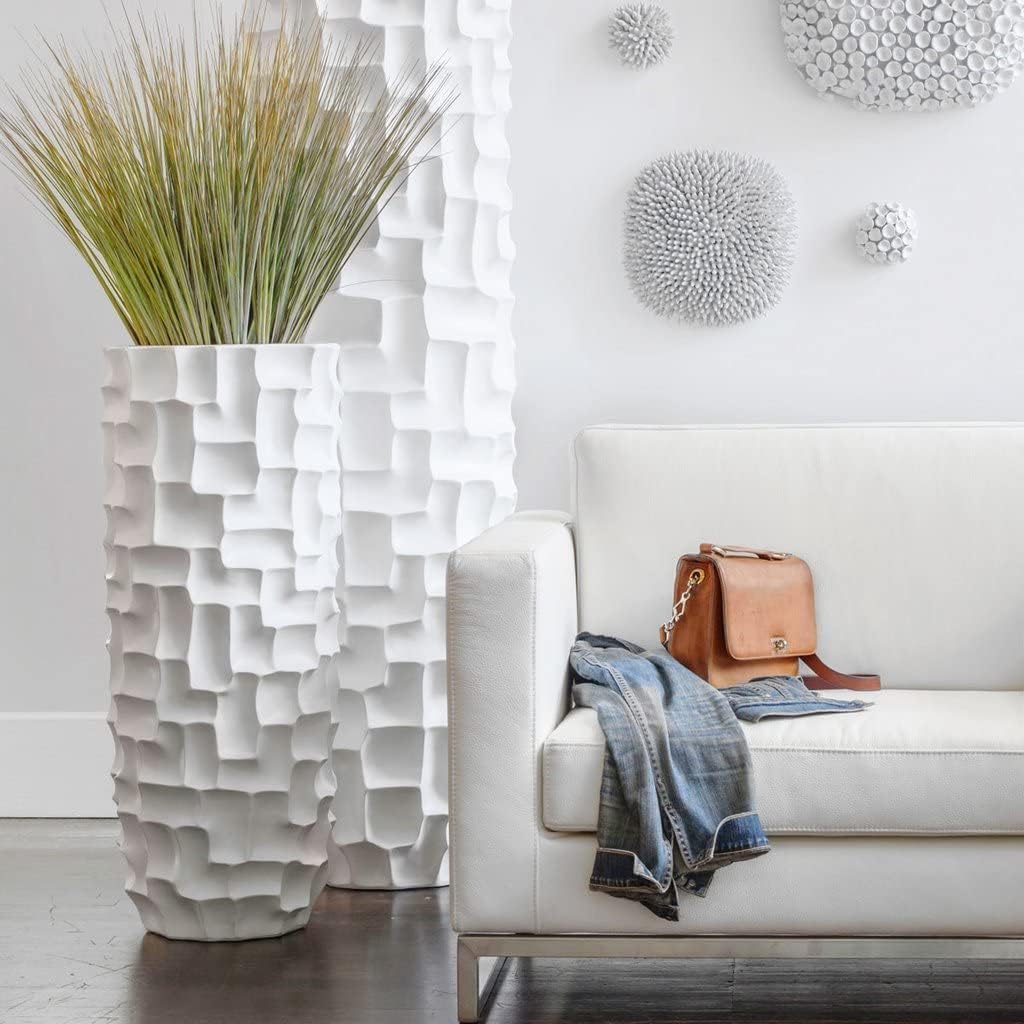 Hosley Set of 2 Nimbus Wall Decor White 425 Inch