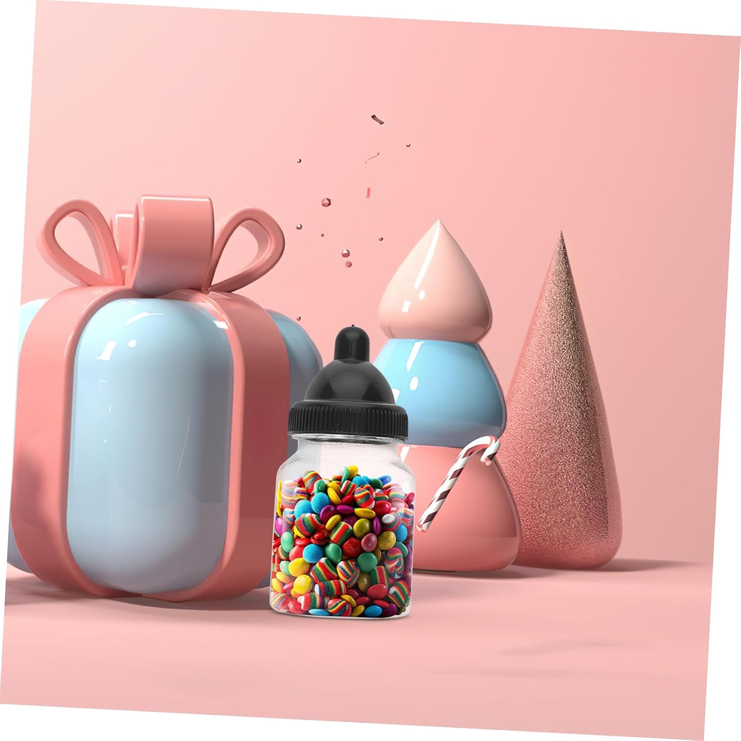 12pcs Transparent Candy Boxes for Parties and Celebrations