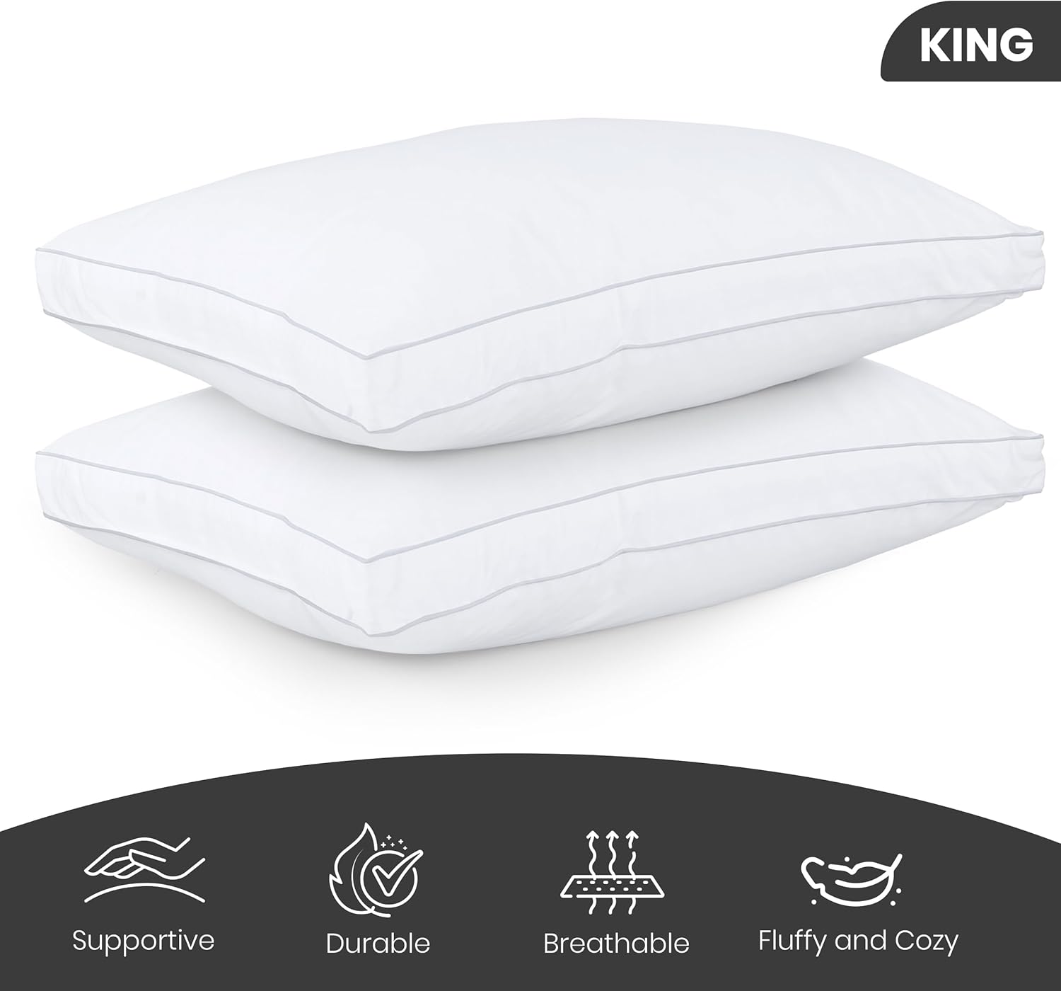 Utopia Bedding Cooling Bed Pillows Set of 2
