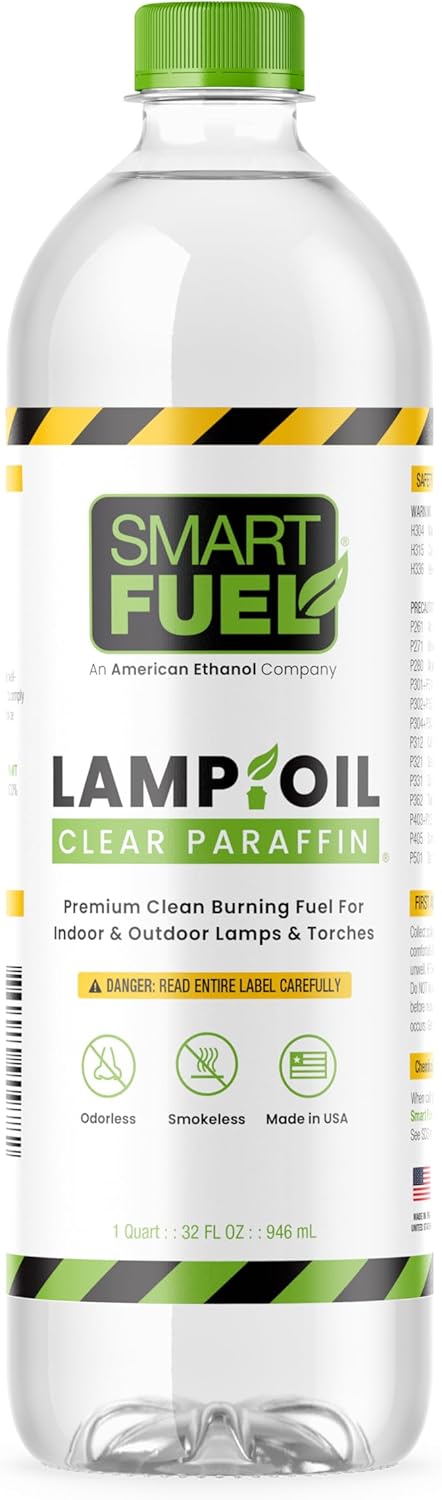 Smart Fuel Ethanol Paraffin Oil Lamp 32 oz