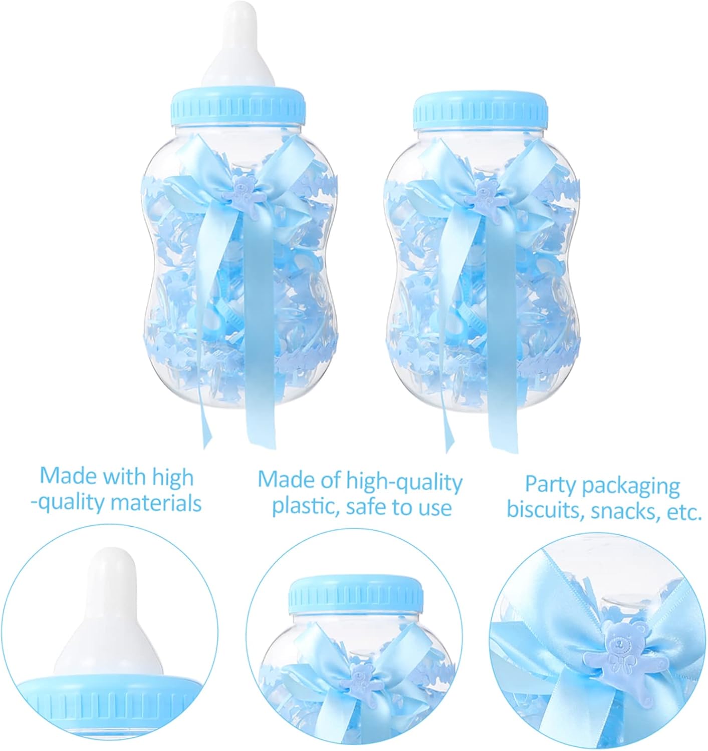 31pcs Milk Bottle Candy Server Set for Parties and Weddings