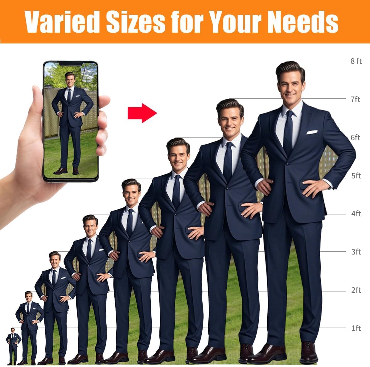 Custom Life-Size Cardboard Cutout for Events