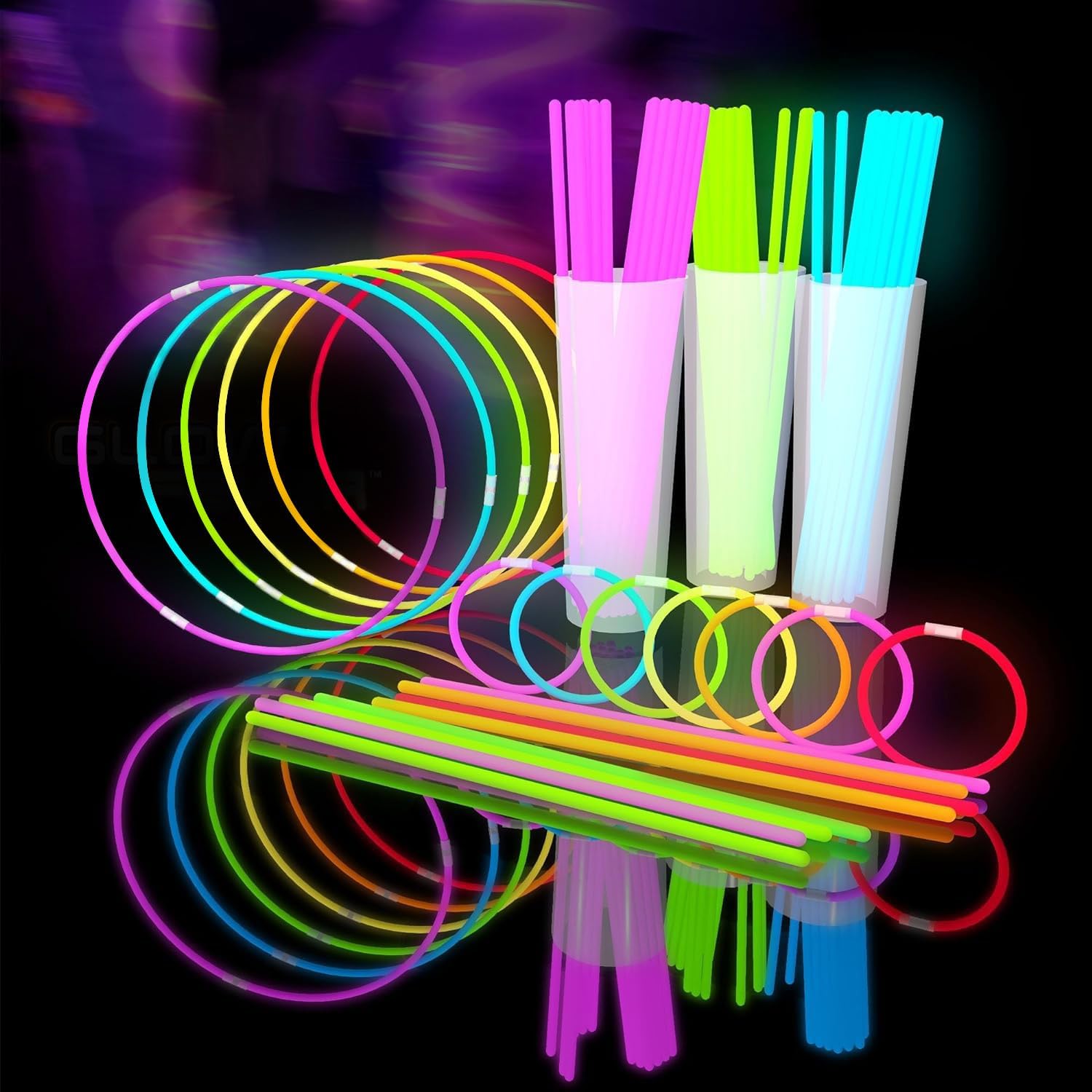 Glow Fever 1200pcs Glowsticks Party Pack